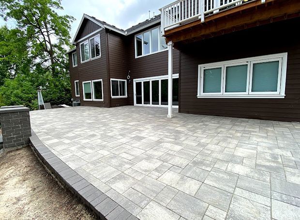 Concrete patio