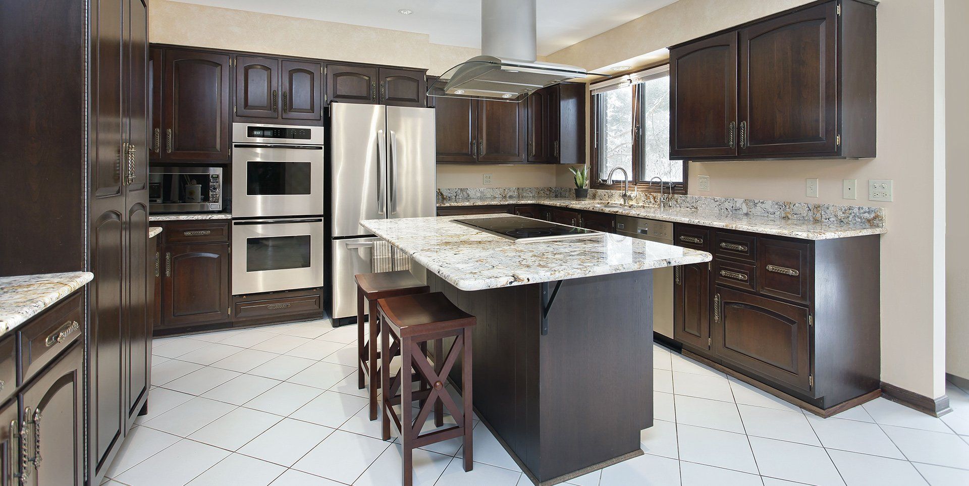 Kitchen of a residential house