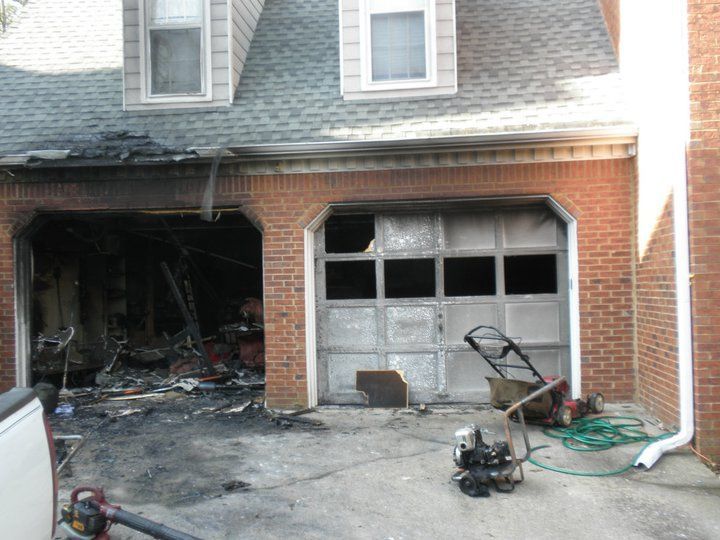 Fire damage restoration