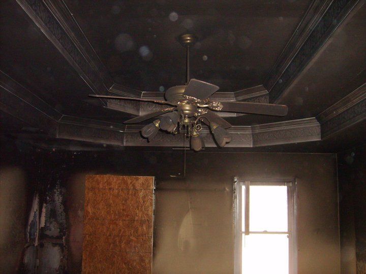 Fire damage restoration