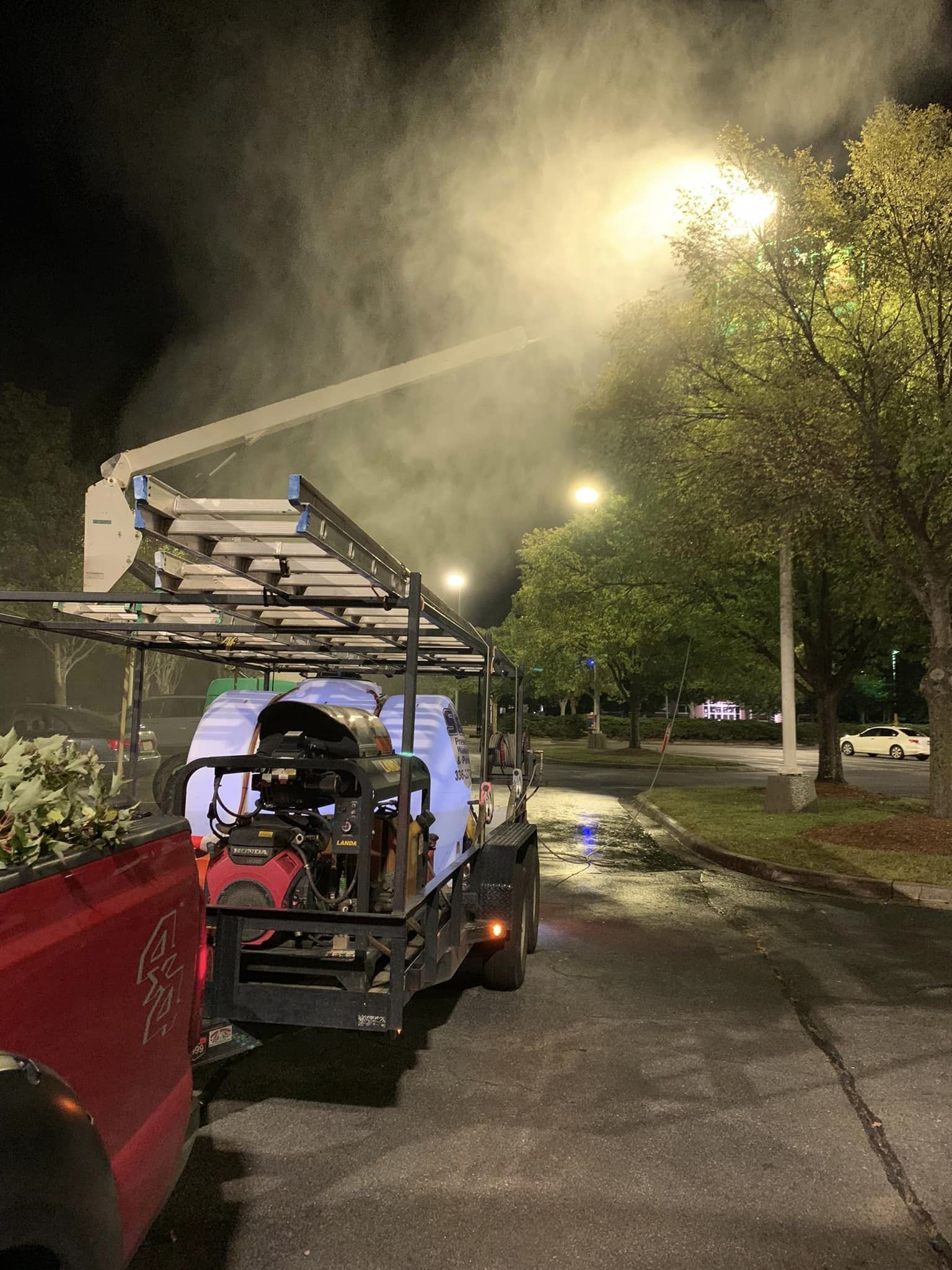 Pressure washing service