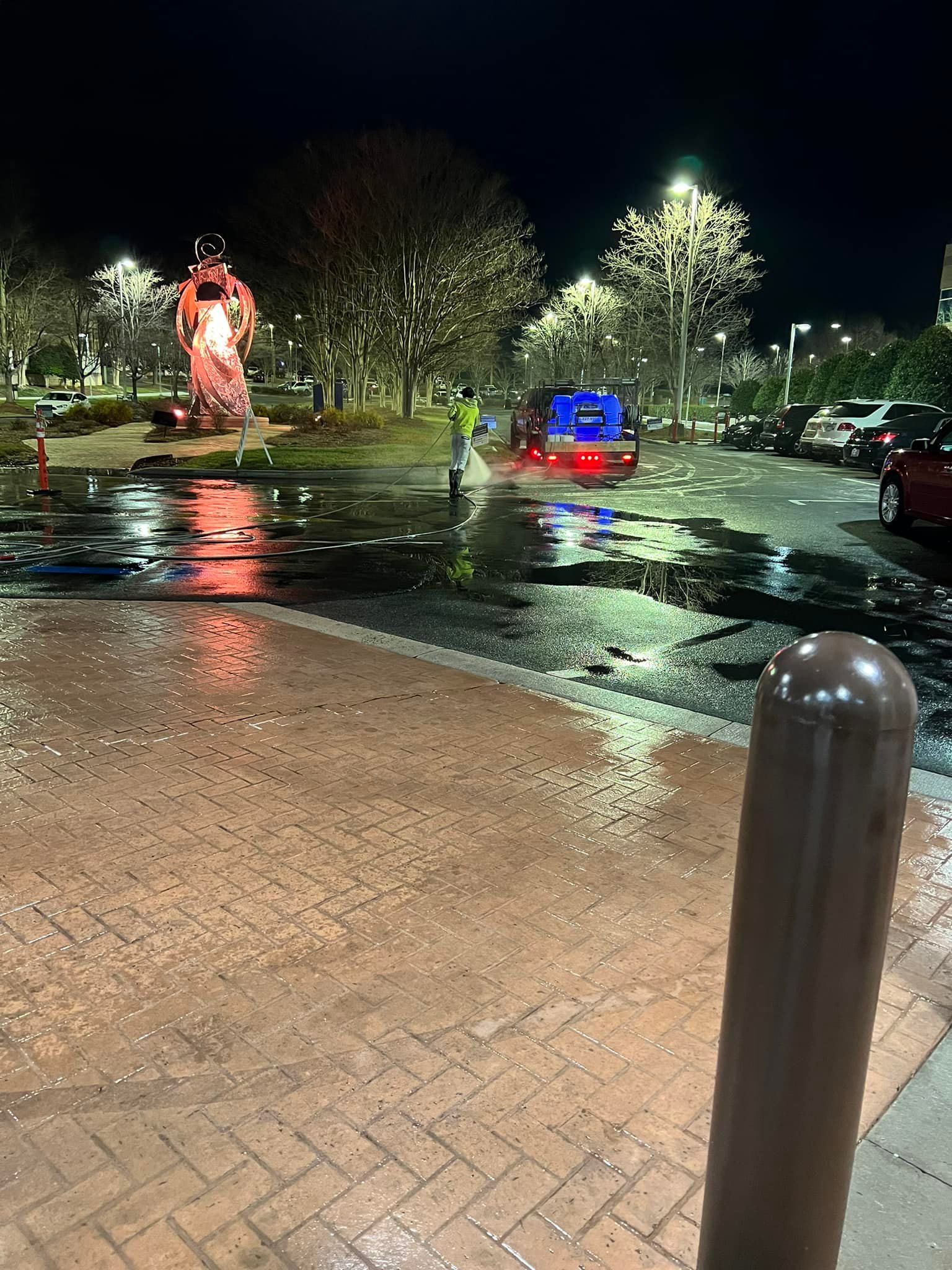 Pressure washing service