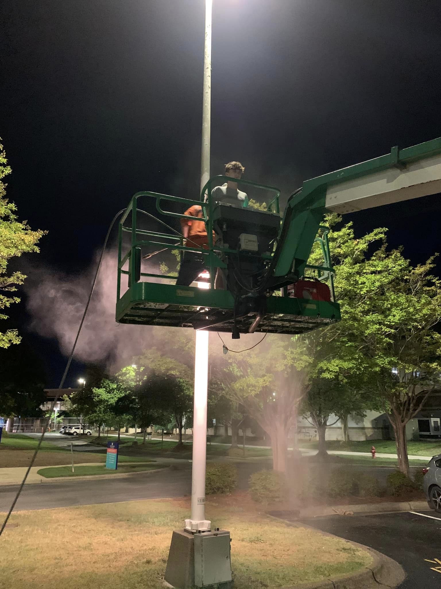 Pressure washing service
