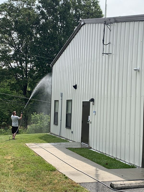 Commercial pressure washing