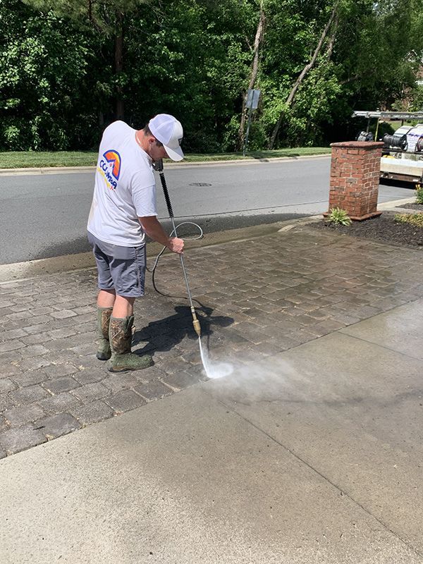 Pressure washing