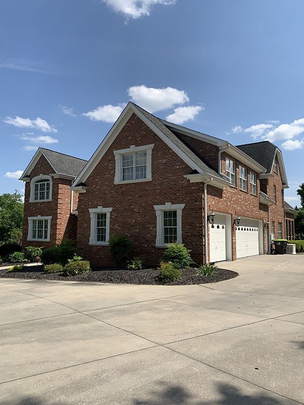 Pressure washing exterior