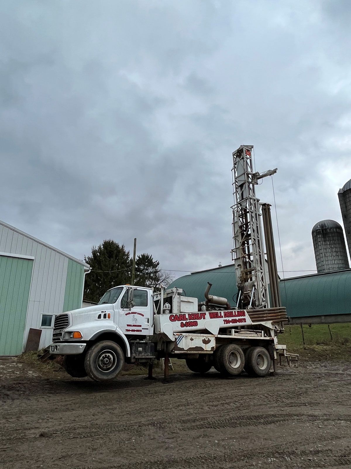 Krut, Carl And Sons Drilling Truck