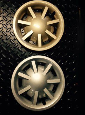 Golf car hubcap
