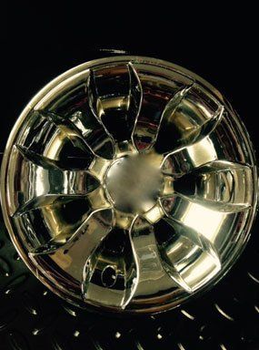 Golf car hubcap