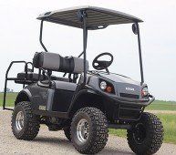 Lifted golf car