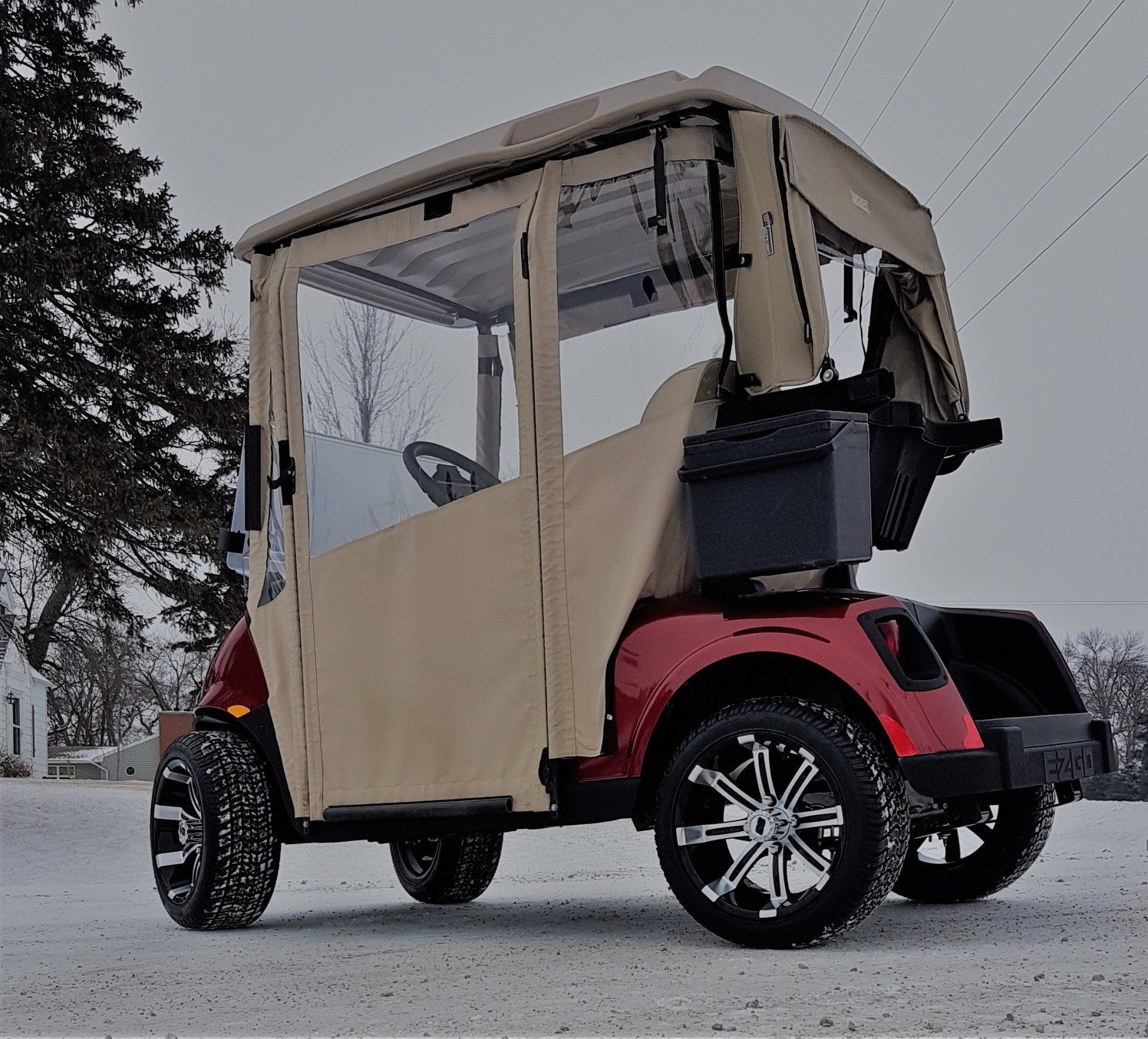 Golf car cover