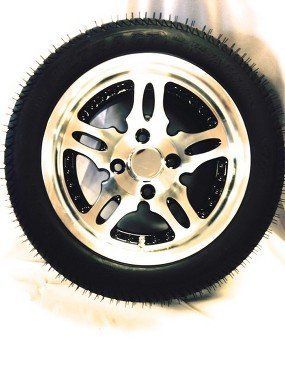 Golf car wheel