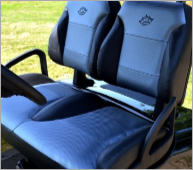 Golf car seats