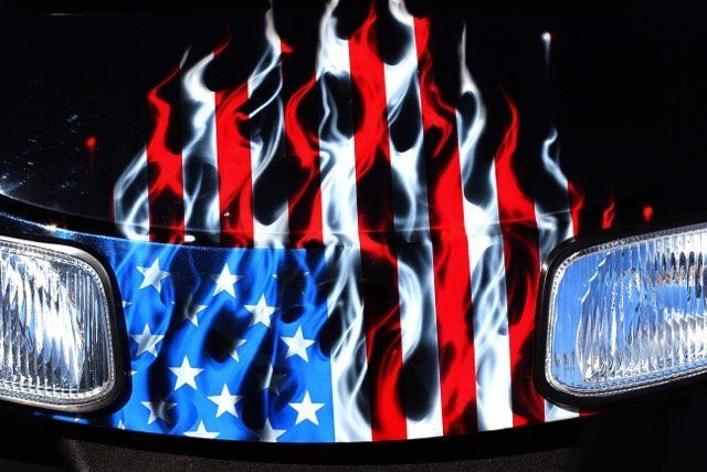 Black American Flag