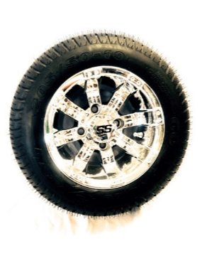 Golf car wheel