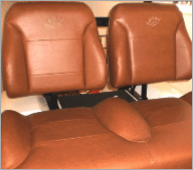 Golf car seats