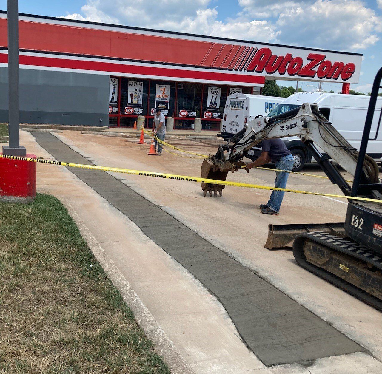 Sewer line replacement