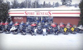 Minocqua Sport Rentals snowmobiles
