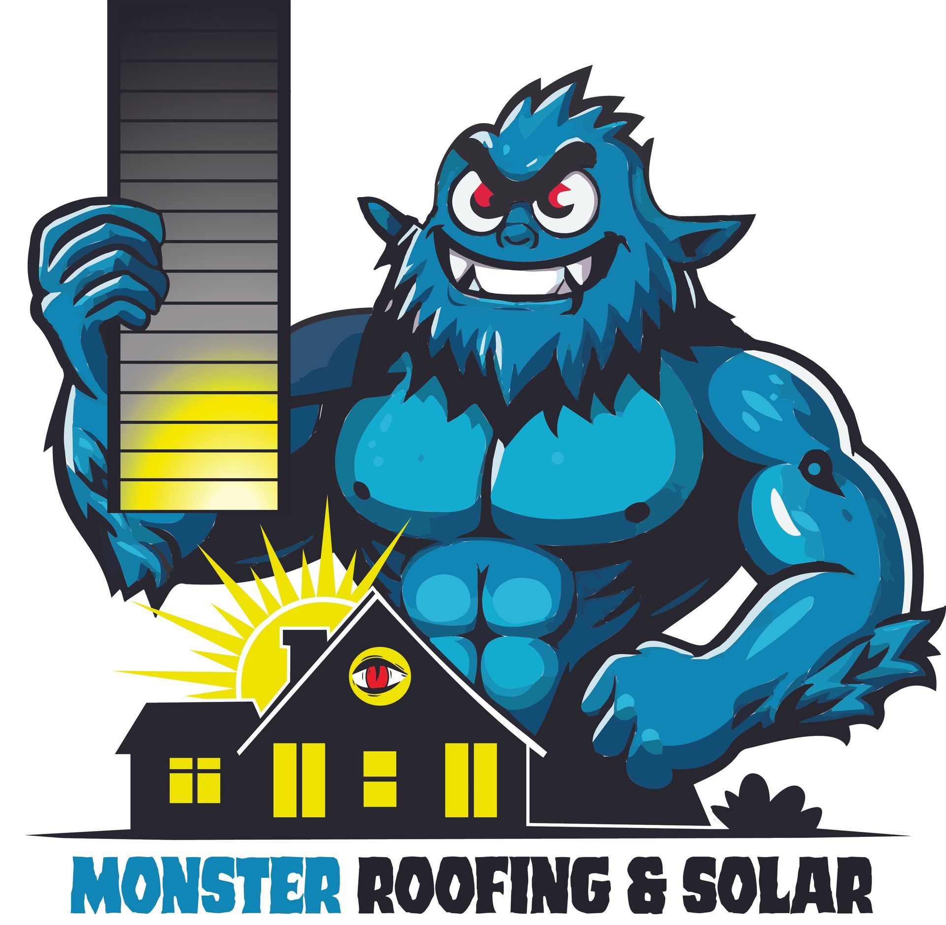 Monster Roofing & Solar Logo