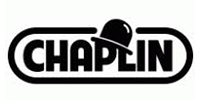 Chaplin logo with a black bowler hat inside a rounded rectangle around the word CHAPLIN.