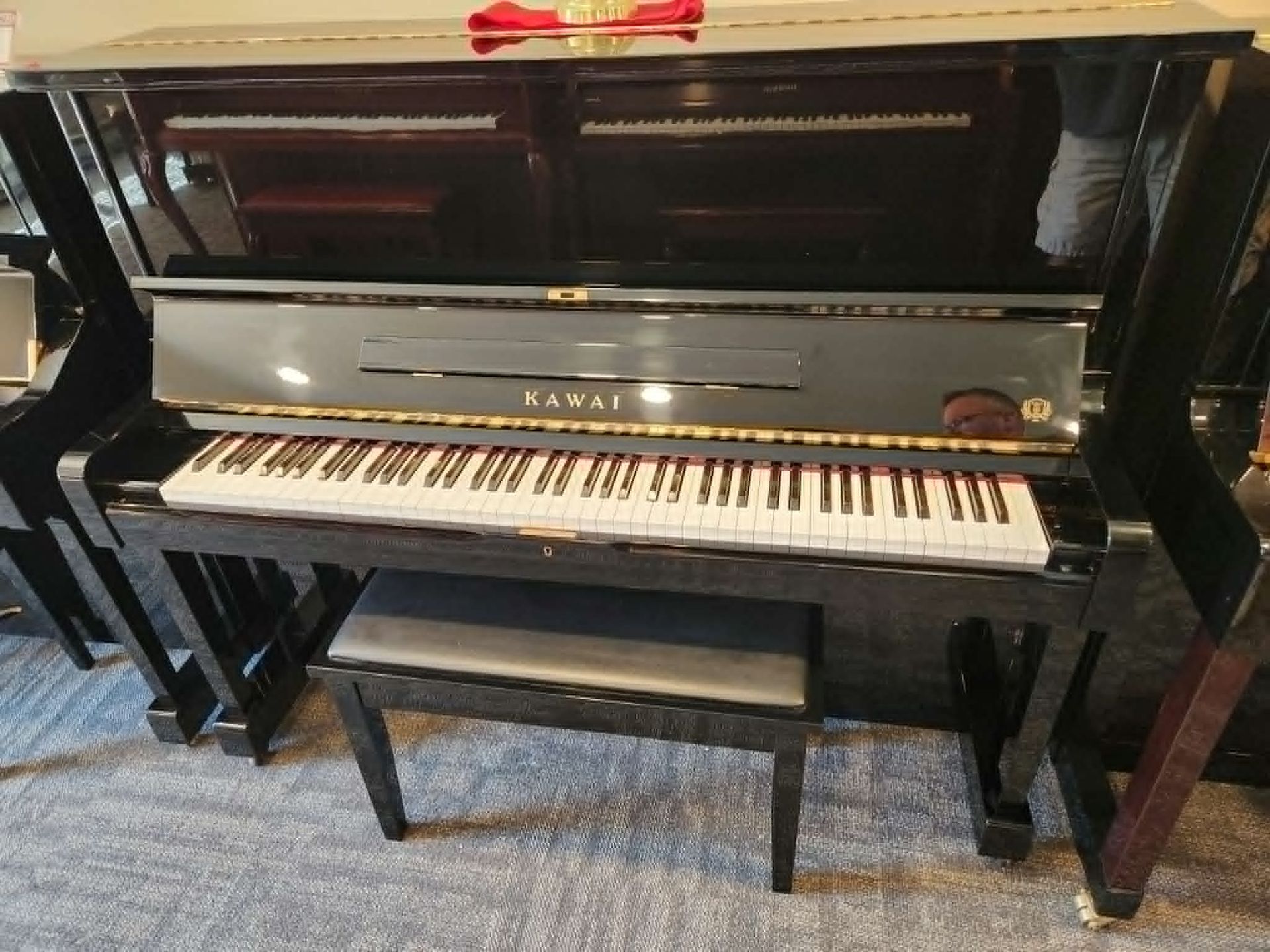 Kawai High Gloss Ebony Professional Studio Piano
