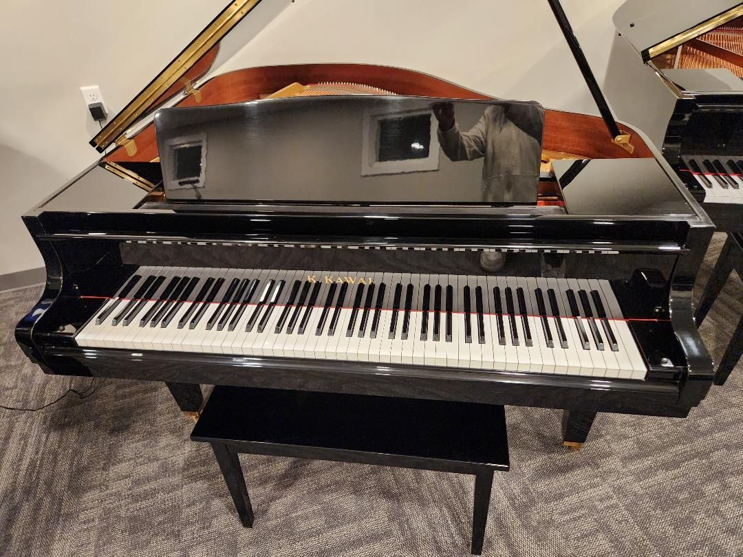 Kawai High Gloss Ebony Baby Grand Piano