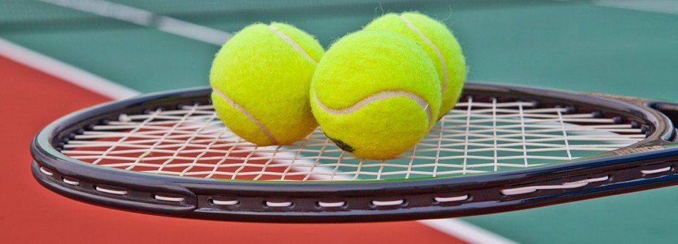 Racket and tennis balls