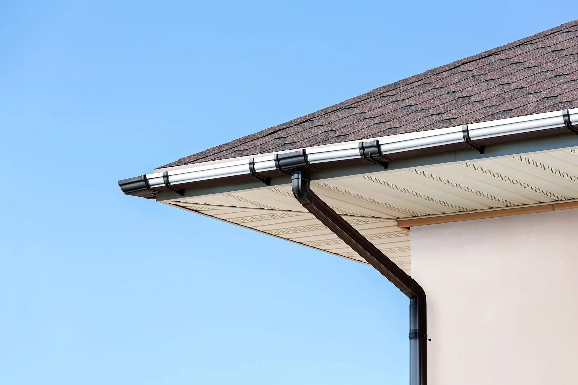 Residential roof gutter