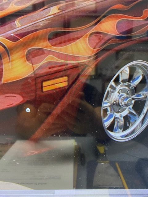 Hot rod car painting