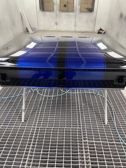 Auto body painting project