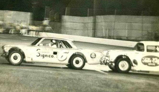 Ken Binkley race car lettering