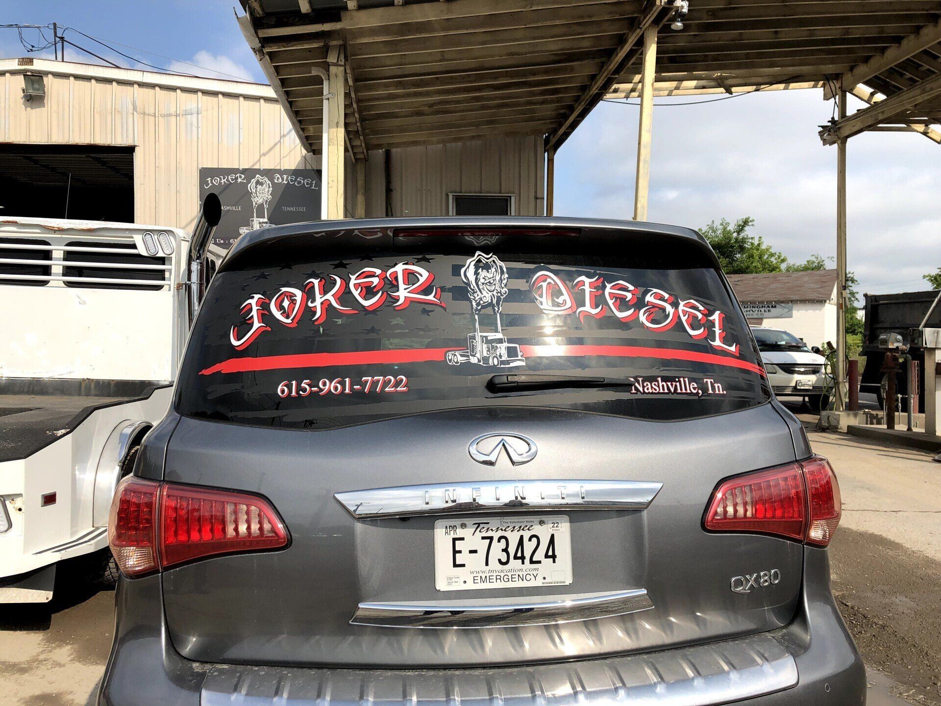 Custom rear window graphics