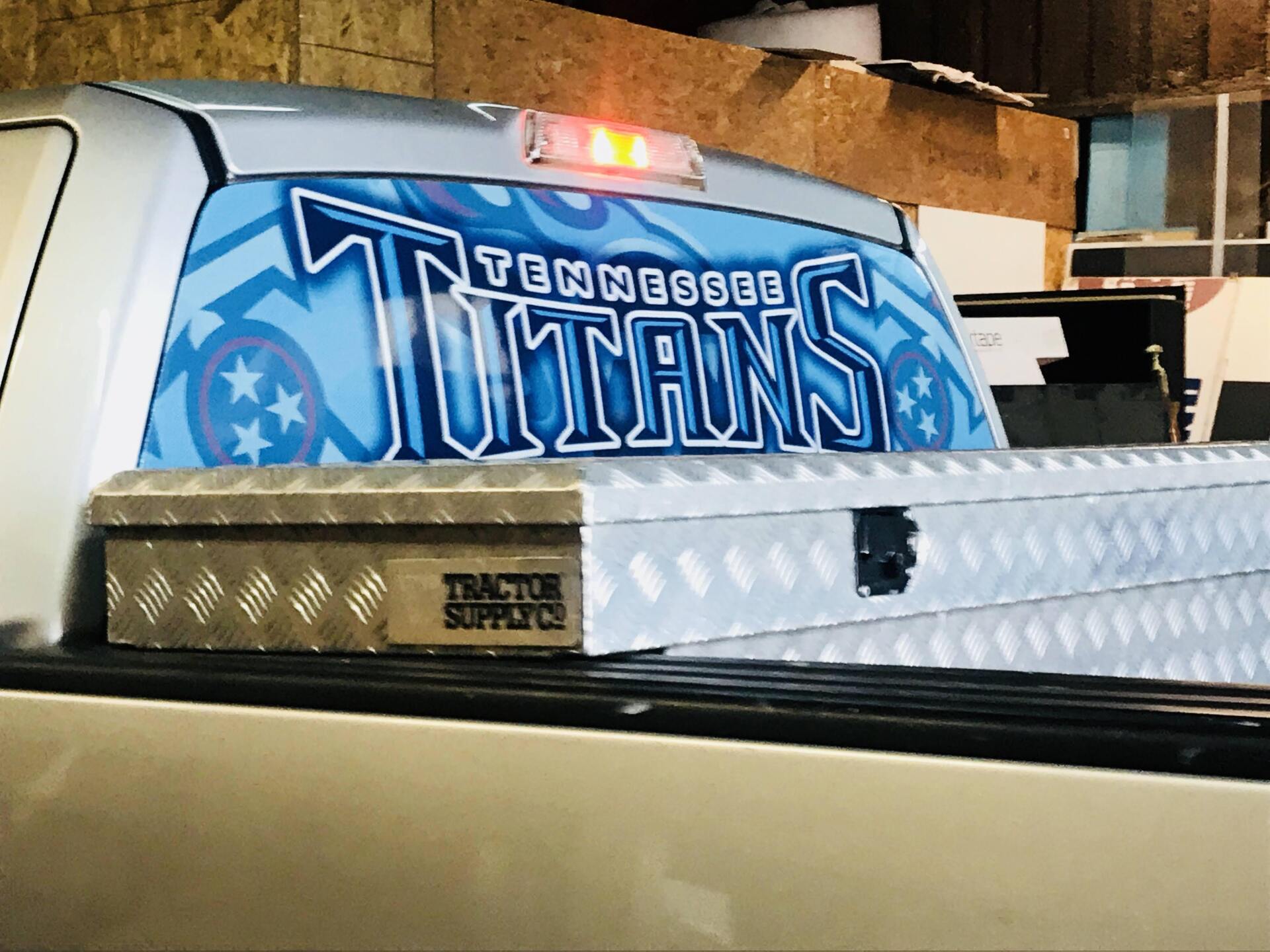 Custom rear window graphics
