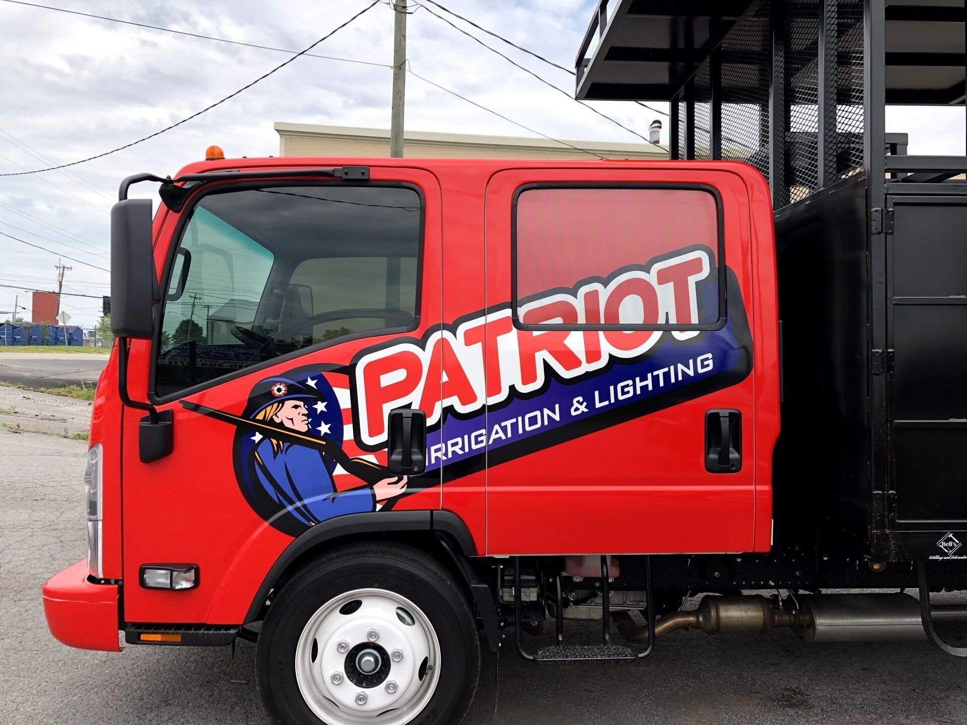 Patriot truck vehicle wrap