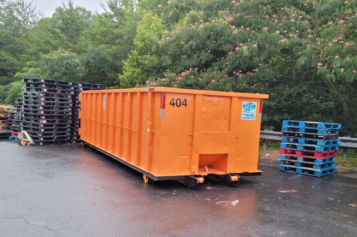 Orange-Dumpster
