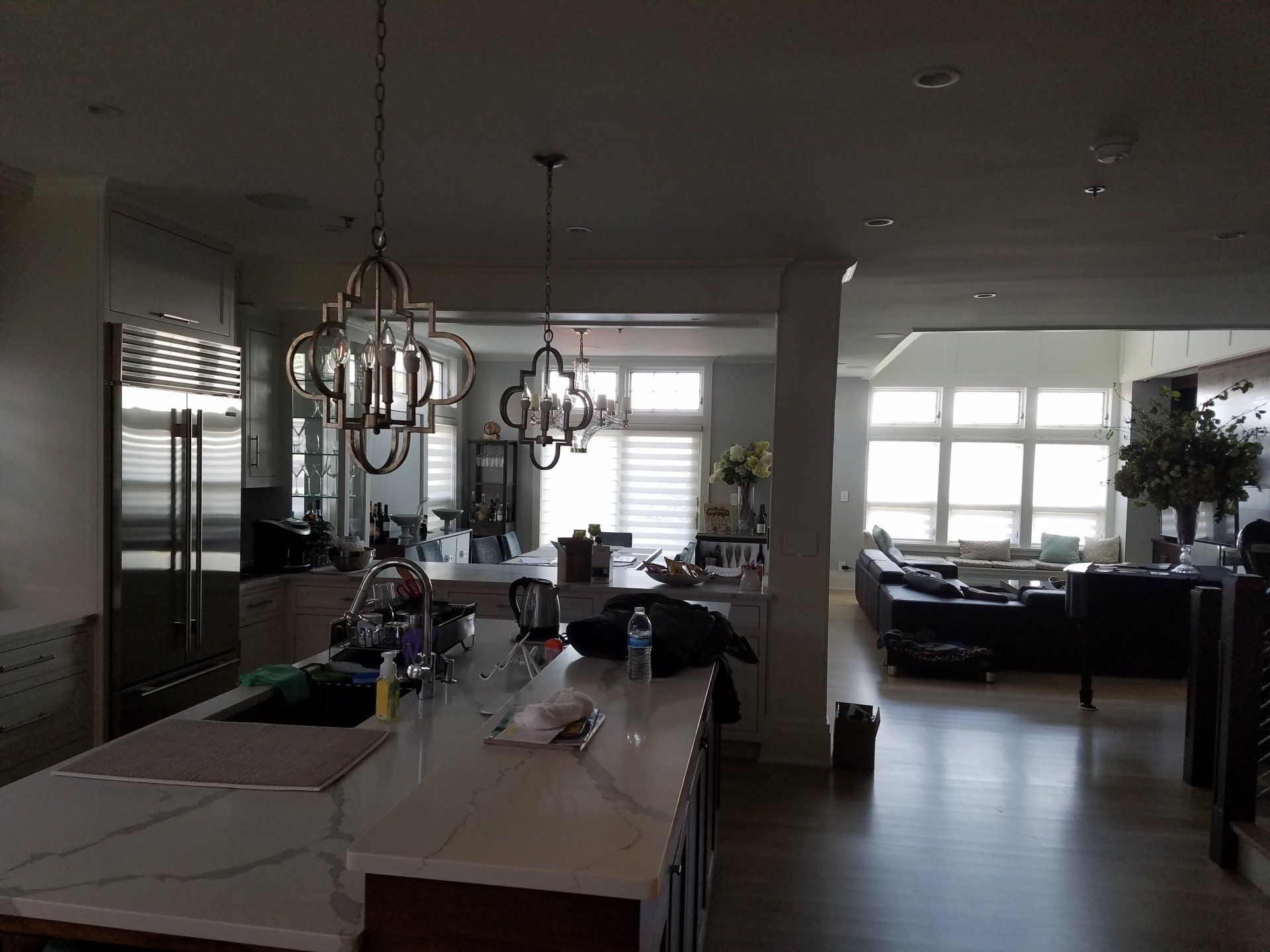 Kitchen lights installation