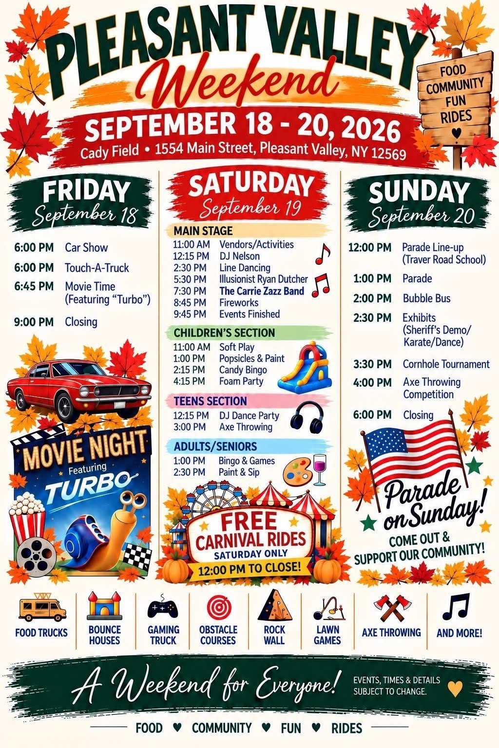 Pleasant Valley Weekend