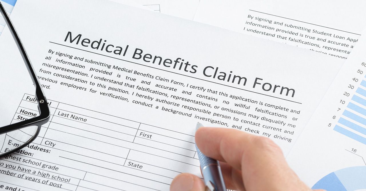 Medical benefits claim form