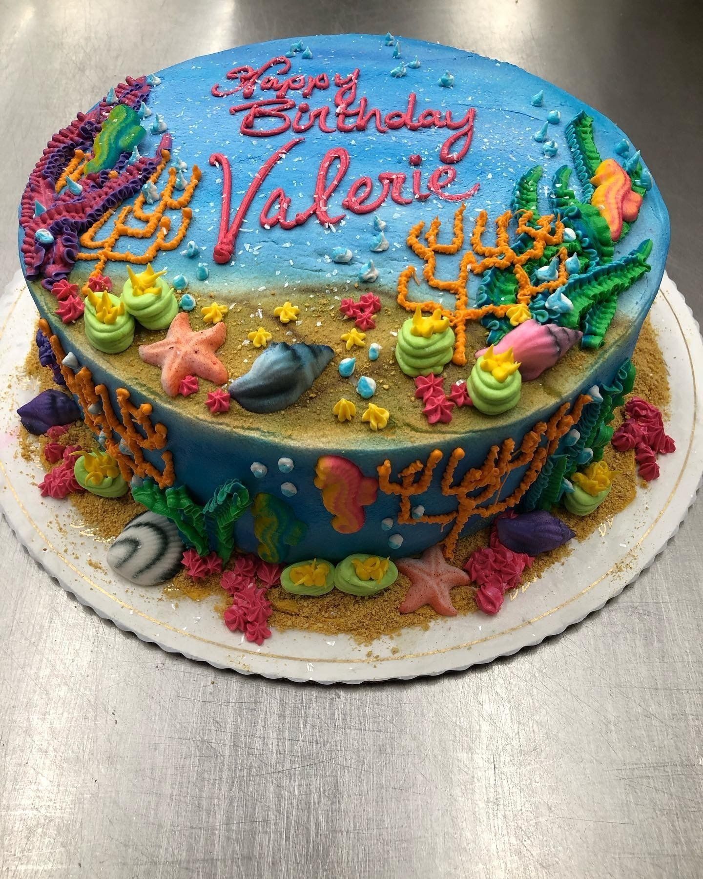 Custom birthday cake