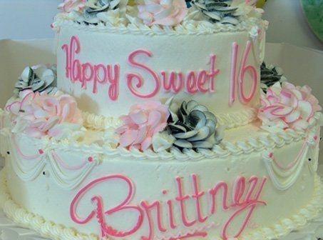 Custom birthday cake