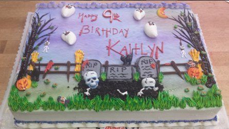 Custom birthday cake