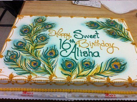 Custom birthday cake