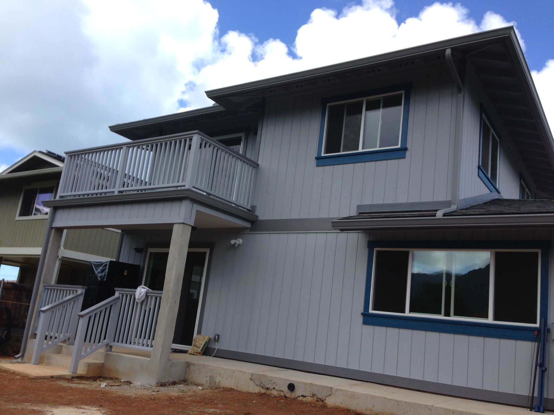 House with a balcony