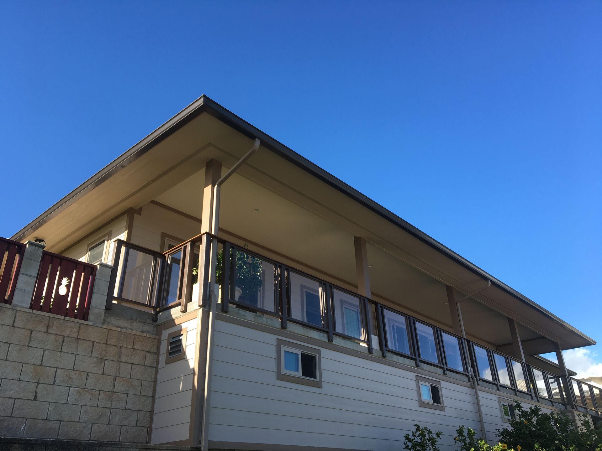 House with a balcony