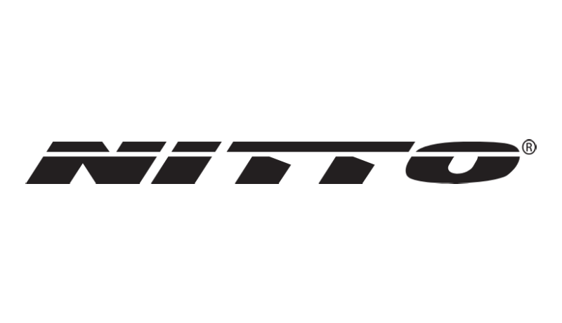 Black Nitro logo in bold italic letters on a white background