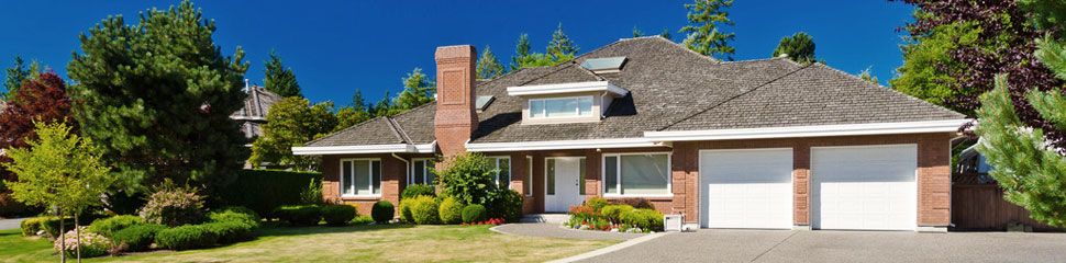 Luxury house on a sunny day