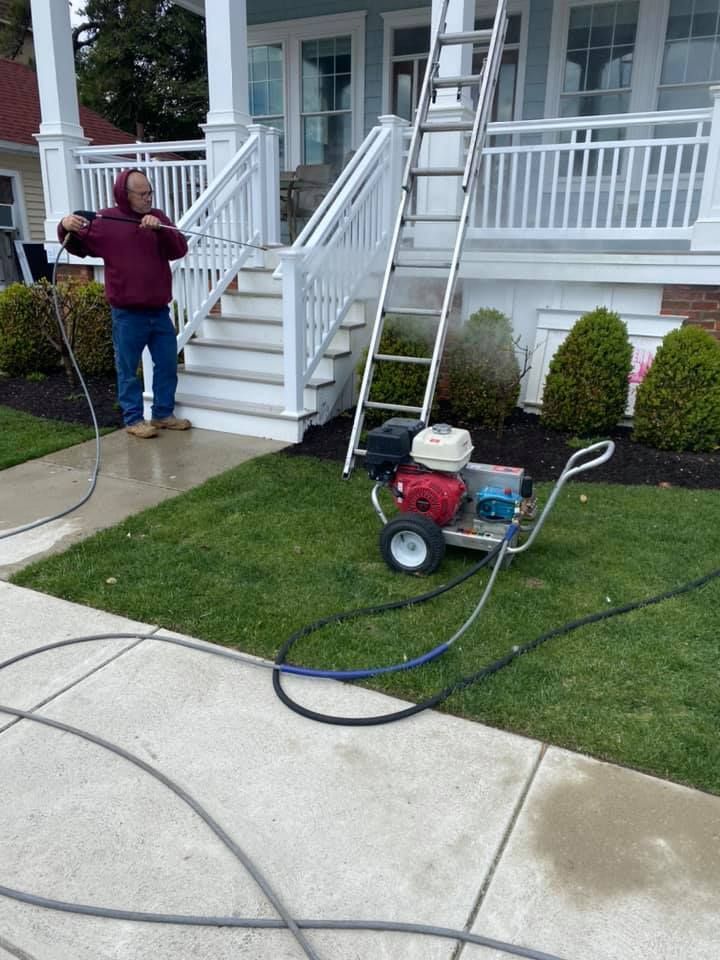 Pressure washing