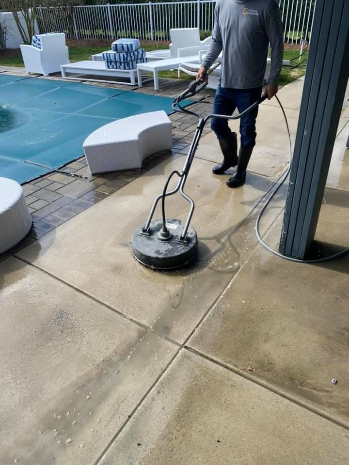 Pressure washing