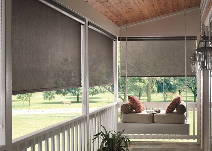 Sunroom solar shades