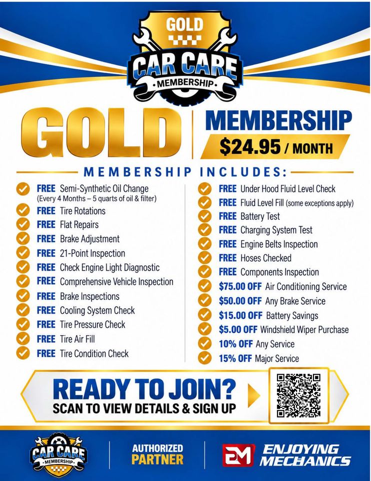 Gold membership promo poster with price, benefits list, QR code, and “Ready to Join?” call to action.